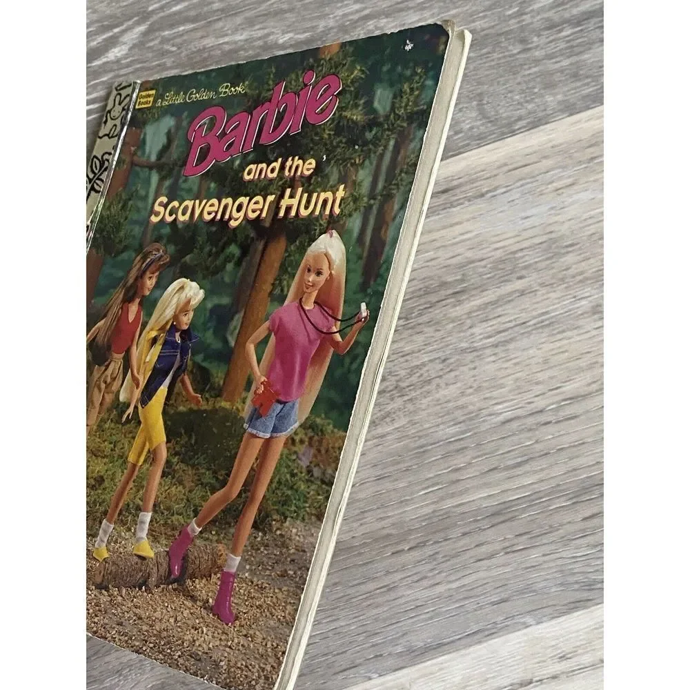 A Little Golden Book Barbie and the Scavenger Hunt 1996